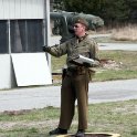 Explaining the gun firing demonstration